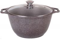кмки42а Кастрюля 4л индукция, литой алюминий, Kukmara, серия Marble Induction 