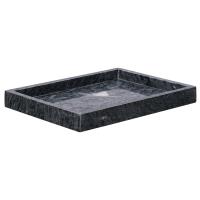 BB000087 Поднос Marm, 28*20 см, черный мрамор