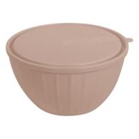 SE186711005 Салатник 2,8л с крышкой, Sugar&Spice, серия  Vanilla, цвет латте, пищевой пластик