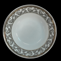 **CHRISTINE8701100 Салатник 16см, Thun CHRISTINE, декор Грей, золотой кант, фарфор