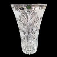 860/88994/0/86715/280-109 Ваза хрустальная 28 см Crystal BOHEMIA, серия "Матовая дошлифовка"
