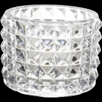 990/95818/0/32015/080-109 Подсвечник 8см Crystal BOHEMIA, серия "TRINITY" 