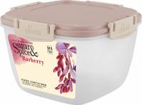 SE224410005 Контейнер для продуктов Sugar&Spice Barberry герметичный 1,35л квадратный латте