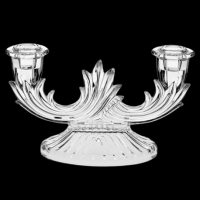 990/96510/0/60310/210-109 Подсвечник 2х рожковый 21см Crystal BOHEMIA, серия Candlesticks