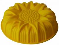 93-SI-FO-15 Форма силиконовая 24,5*6,5см для выпечки REGENT, серия Linea Silicone, Подсолнух 