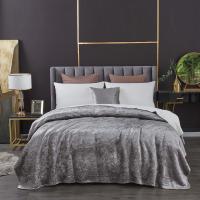 Пл-Ун-С-220*240  Плед 220*240 cм Sofi De Marko, серия Ундина, цвет серый 