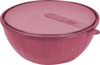 SE186811054 Салатник 5л с крышкой, Sugar&Spice, серия Vanilla, цвет брусника, пищевого пластика