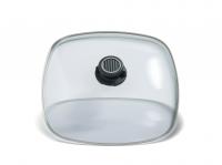 L528-0 Крышка стеклянная 28*28 см высокая, Gastrolux