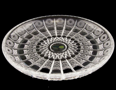 990/66025/0/57030/305 Блюдо-поднос хрустальное 30,5см Crystal BOHEMIA, серия "500PK"