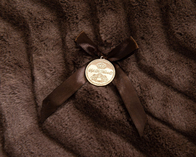 Пл-Кл-210*230ш Плед Климентина 210*230см (шоколад)