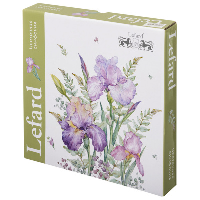 590-497 Набор обеденных тарелок 25,5см "IRISES" 2 штуки 