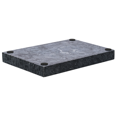BB000087 Поднос Marm, 28*20 см, черный мрамор