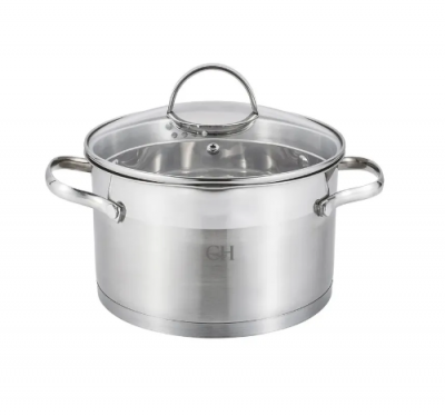 GH-1833 Кастрюля 2,9л, индукция, нержавеющая сталь, GoldHouse