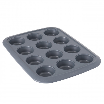 3990005 Форма для выпечки 12 кексов 38*28,5*3см, BergHOFF, серия Gem