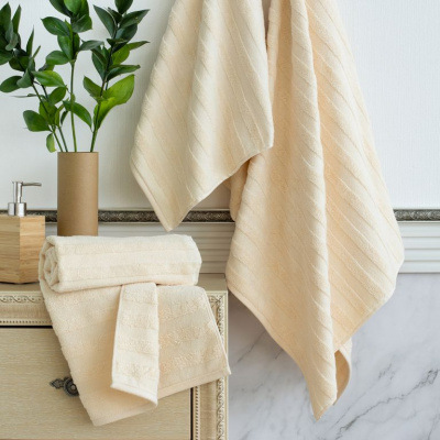 Полотенце Verossa 70*140см Stripe Экрю 734484
