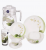 P0328 Сервиз обеденный на 6 персон 46 предметов LUMINARC, серия DIWALI WHITE ORCHID 