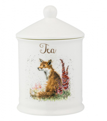 RWC WNT3996-XW Банка для хранения чая Royal Worcester Забавная фауна Лиса 10*14,5см