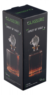GL009 Штоф 850мл для крепких напитков, GLASSERIE, серия SPIRIT OF WOLF 