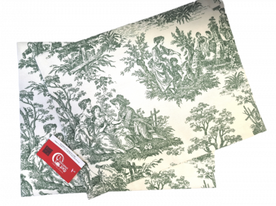 Салфетка декоративная 35*45см, Посудный ряд, декор DIANA ROSE JADE GREEN 