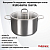 SF-CA9028G Кастрюля 9л индукция, нержавеющая сталь, Kukmara, серия Safia 