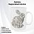 HS3-M197-0385-A  Кружка 0.415л, Home & Style, серия "Задумчивый кролик"