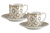 PM-0125/DECO Кофейная пара: чашка 0,08л с блюдцем 11см ,2 штуки, Pozzi Milano, серия Deco PM-0125/DECO Кофейная пара: чашка 0,08л с блюдцем 11см ,2 штуки, Pozzi Milano, серия Deco