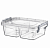 11-021048 Контейнер пищевой 500мл с разделителем, HobbyLife, MultiBox Flat  