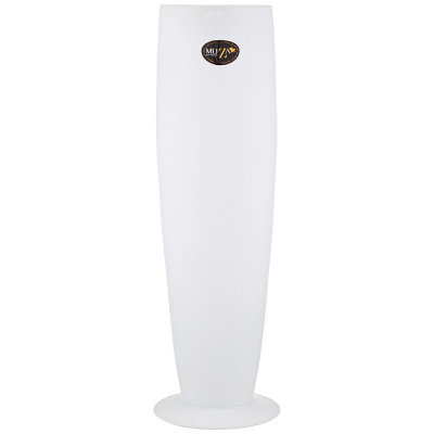 380-878 Ваза стеклянная 60см  MUZA, серия "DIAMANI SATIN WHITE"