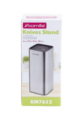 7612 Подставка для ножей 9,5*9,5*22см Kamille