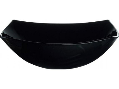 7822 Салатник 16 см LUMINARC, серия "Quadrato Noir", цвет черный, стекло 