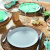 Q4649 Тарелка обеденная PAMPILLE TURQUOISE 25см Q4649 Тарелка обеденная PAMPILLE TURQUOISE 25см