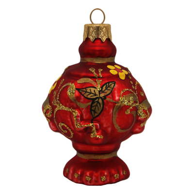 ФУ-231 Ёлочная игрушка  декор "Самовар", высота 11см, в подарочной упаковке