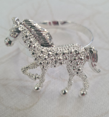 ANLAF-A-020 Кольцо для салфеток 4см, Anna Lafarg, Лошадь, Horse