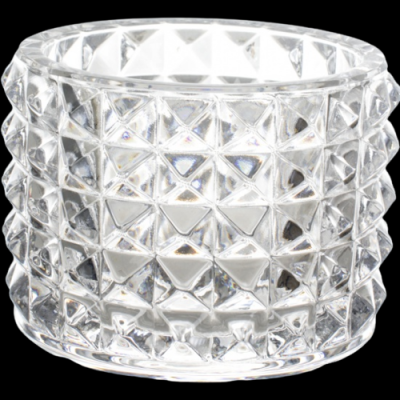 990/95818/0/32015/080-109 Подсвечник 8см Crystal BOHEMIA, серия "TRINITY" 