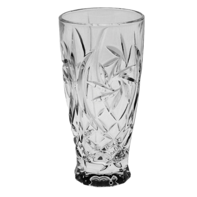 861/22711/0/26008/300/609  Стаканы хрустальные 300мл 6 штук Crystal BOHEMIA, серия PINWHEEL 