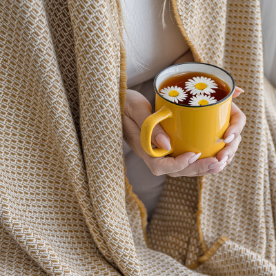 Покрывало Hygge 140*190см, 3291 Горчица