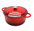 81240513 Кастрюля чугунная эмалированная 28см, 6л, P.L. Proff Cuisine, цвет красный