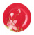 g0656 Тарелка обеденная Red Orchis 25см g0656 Тарелка обеденная Red Orchis 25см