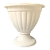 Цветочный горшок, кашпо Газон Милано  d37 h43 v12.5, белый, Prosperplast