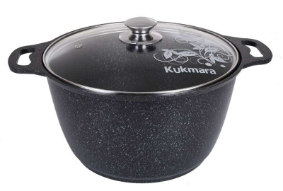  кмти32а Кастрюля 3л индукция, литой алюминий, Kukmara, серия Marble Induction 