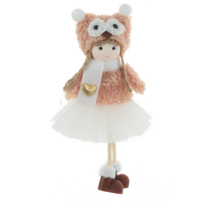 764121 Елочная игрушка Девочка 9*7*19см МИКС 1 штука