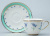 30899 Чайная пара: чашка 250мл с блюдцем, Весенняя 2, декор Улыбка флоры, Императорский фарфоровый завод