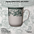 20-9911 Кружка 340мл, Claytan, декор DIANA ROSE JADE GREEN