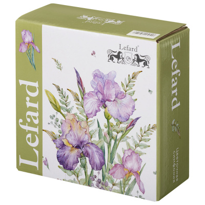 590-348 Салатник квадратный "IRISES" 15*15*5,5см  500мл