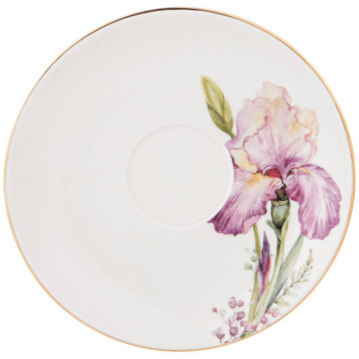 590-332 Чайная пара: чашка 280мл с блюдцем, Lefard, серия "Irises"