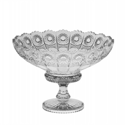990/67009/0/57030/250-106  Салатник хрустальный 25см на ножке Crystal BOHEMIA, серия 500PK