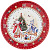 898-026 Поднос сервировочный "CHRISTMAS COLLECTION"  33см