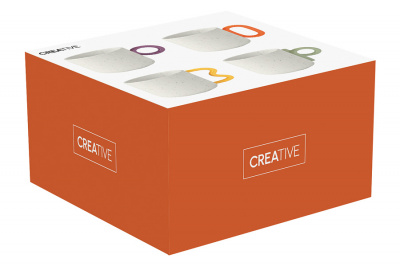 EL-R1741/CRWC Набор из 4 кружек 0,35л "Creative"