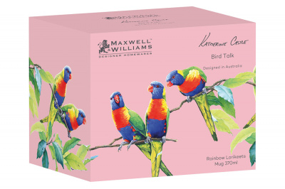 MW637-DX1124 Кружка 0,37л "Радужный Лори" Maxwell & Williams в подарочной упаковке