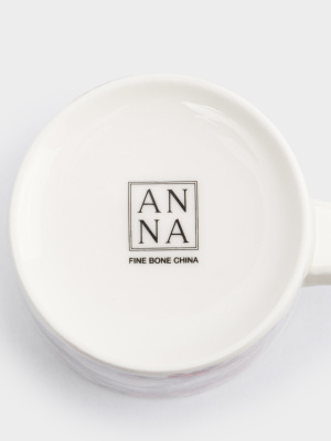 ANLAF-TNG2401-2 Кружка 450 мл, Anna Lafarg, декор Лошадь с цветами, Horse, фарфор 